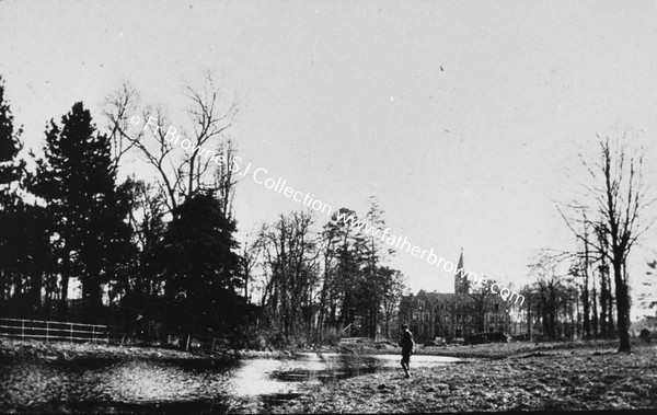 WORLD WAR 1 DISTANT VIEW OF CONVENT NAKED ST ANTHONY